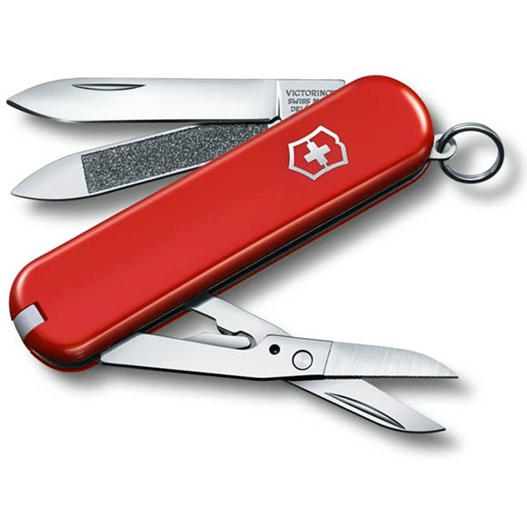 Швейцарский нож Victorinox Classic Executive 81, 65 мм, 7 функ, красный (0.6423)