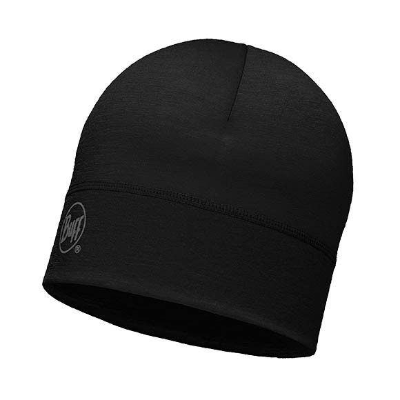 Шапка Buff Lightweight Merino Wool Hat Solid Black 113013.999.10.00