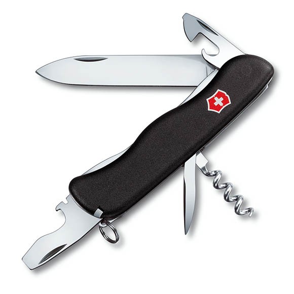 Нож Victorinox Nomad, 111 мм, 11 функций, черный, 0.8353.3