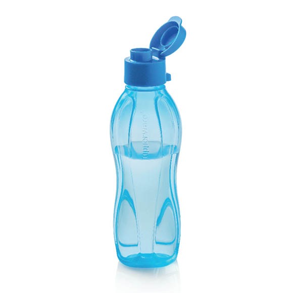 Эко-бутылка Tupperware 500 мл голубая с петелькой, И75
