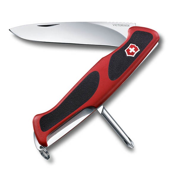 Швейцарский нож Victorinox RangerGrip 53, 130 мм, 5 функций, красный (0.9623.C)