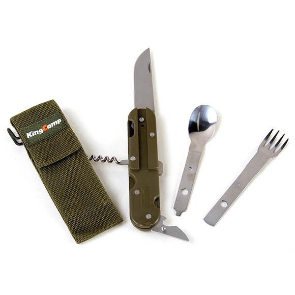 Ложка-вилка-нож King Camp Multi Camp Kit 3643