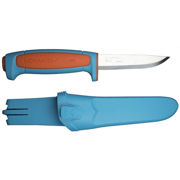 Нож Morakniv Basic 546, нержавеющая сталь, пласт. (оранжевый), 13202