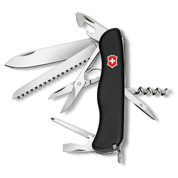 Швейцарский нож Victorinox Outrider, 111 мм, 14 функ, черный (0.9023.3)