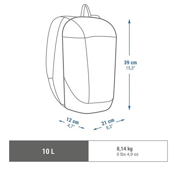Рюкзак Quechua Arpenaz 10 Рюкзак Quechua Arpenaz 10