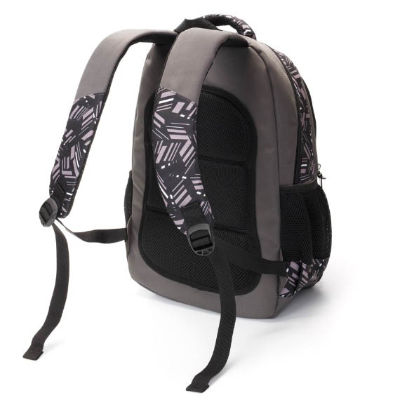 Рюкзак Torber Class X, серый с орнаментом, полиэстер, 45x30x18 см + Пенал, T2602-GRE-P Рюкзак Torber Class X, серый с орнаментом, полиэстер, 45x30x18 см + Пенал, T2602-GRE-P