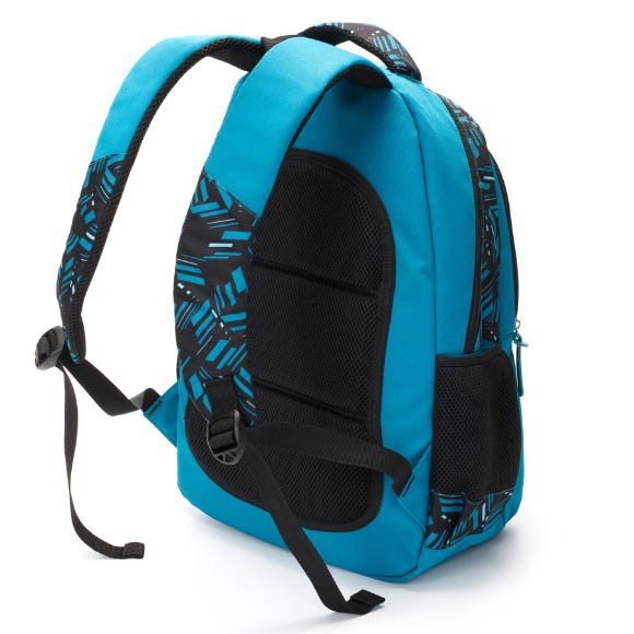Рюкзак Torber Class X, голубой с орнаментом, полиэстер, 45x30x18 см + пенал, T2602-BLU-P Рюкзак Torber Class X, голубой с орнаментом, полиэстер, 45x30x18 см + пенал, T2602-BLU-P