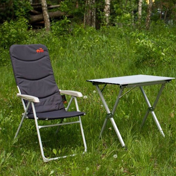 Кресло складное регулируемое Tramp, алюминий, TRF-066 Кресло складное регулируемое Tramp, алюминий, TRF-066