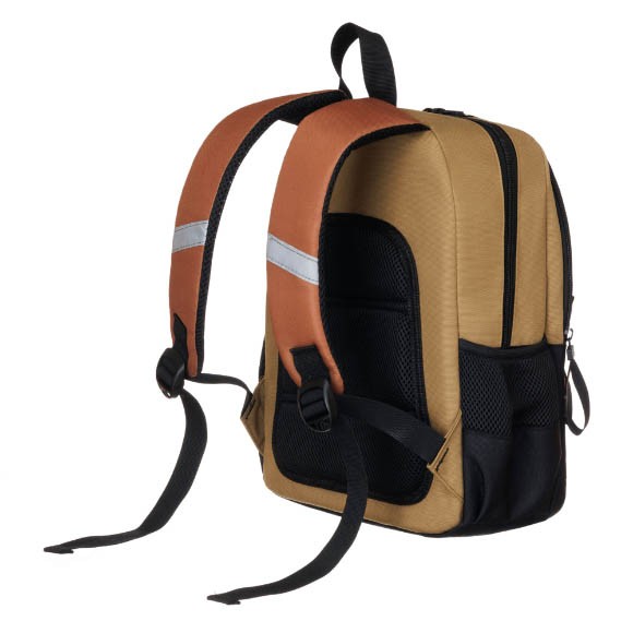 Рюкзак Torber Class X Mini, хаки с орнаментом "Динозавры", T1801-23-Kha Рюкзак Torber Class X Mini, хаки с орнаментом "Динозавры", T1801-23-Kha