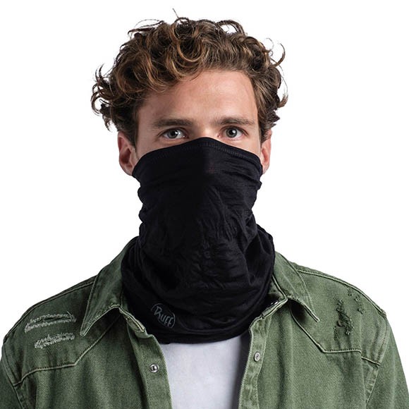 Бандана Buff Merino Lightweight Solid Black 100637.00
