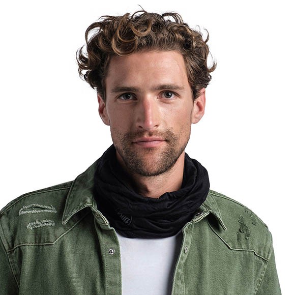 Бандана Buff Merino Lightweight Solid Black 100637.00