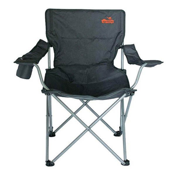 Кресло Tramp с регулируемым наклоном спинки, черный/серый, TRF-012
