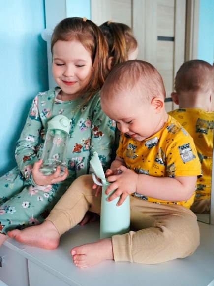 Бутылочка детская питьевая, бытовая, тритановая, тм "Арктика", 450 мл, мята, арт. 712-450 Бутылочка детская питьевая, бытовая, тритановая, тм "Арктика", 450 мл, мята, арт. 712-450