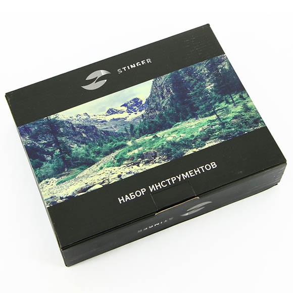 Набор инструментов Stinger, 19 предметов, в пластиковом кейсе, белый полупрозрачный, W0504 Набор инструментов Stinger, 19 предметов, в пластиковом кейсе, белый полупрозрачный, W0504