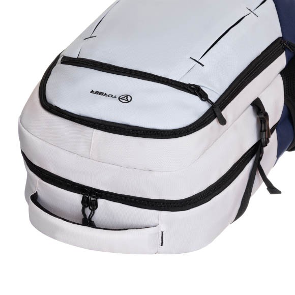 Рюкзак Torber Class X, серо-синий, 46x32x18 см + мешок для сменной обуви, T9355-23-Gr  Рюкзак Torber Class X, серо-синий, 46x32x18 см + мешок для сменной обуви, T9355-23-Gr