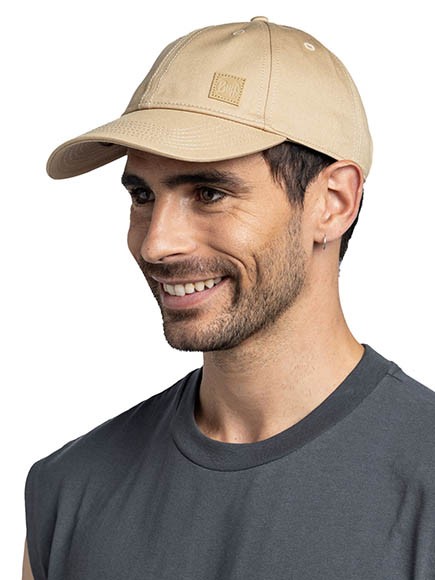 Кепка Buff Essential Baseball Cap Solid Sand 117197.302.10.00