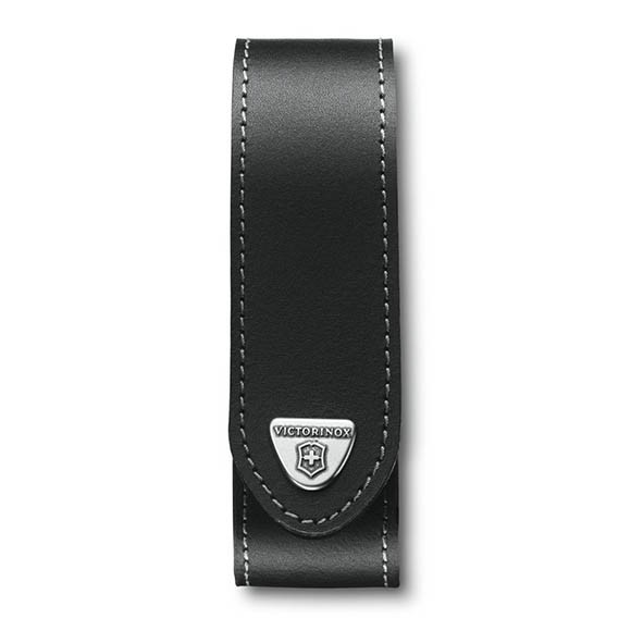 Чехол Victorinox для RangerGrip 130 мм, чёрный, кожаный, на липучке (4.0506.L)