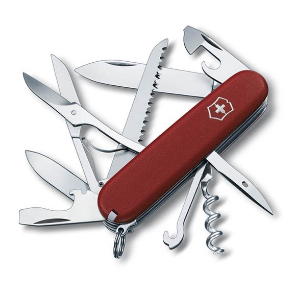 Швейцарский нож Victorinox EcoLine, 91 мм, 15 функ, красный матовый (3.3713)