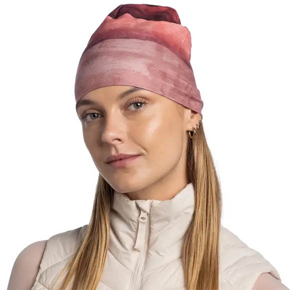 Шапка Buff Ecostretch Beanie Lise Rosewood 134808.341.10.00