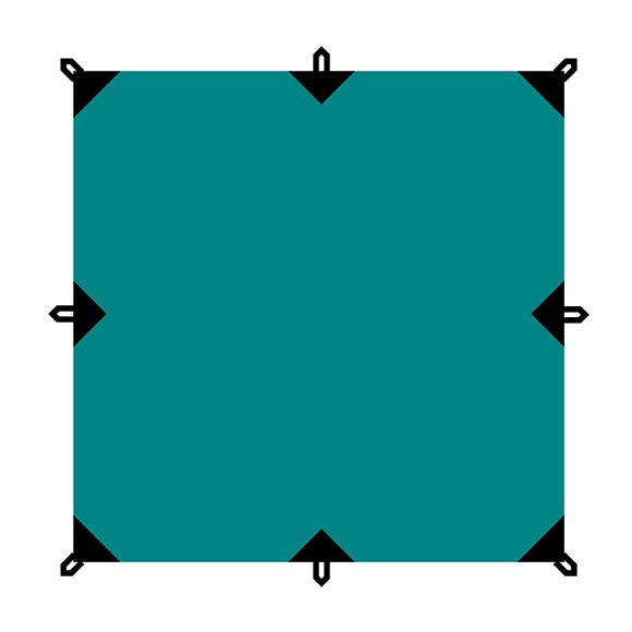 Тент 6x6 BTrace (Зеленый)