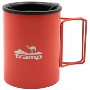 Термокружка Tramp со складными ручками и поилкой TRC-136.17, терракотовая Термокружка Tramp со складными ручками и поилкой TRC-136.17, терракотовая