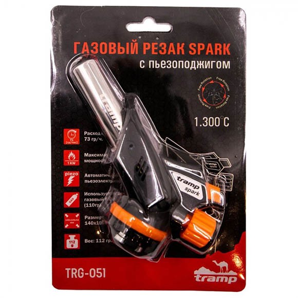 Газовый резак с пьезоподжигом Tramp Spark, TRG-051