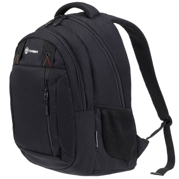 Рюкзак Torber Class X, черный, 45x32x16 см, T5220-22-BLK Рюкзак Torber Class X, черный, 45x32x16 см, T5220-22-BLK