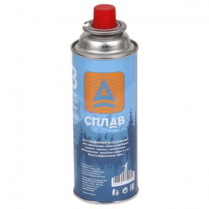 Баллон газовый Сплав цанговый высокий 220 г