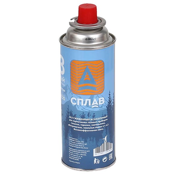 Баллон газовый Сплав цанговый высокий 220 г Баллон газовый Сплав цанговый высокий 220 г