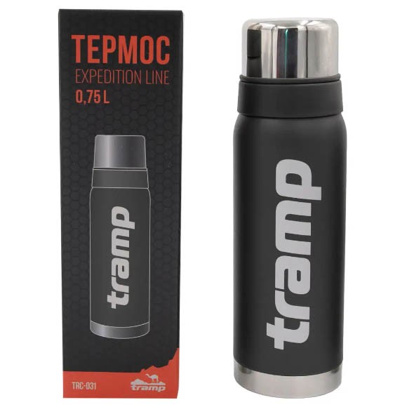 Термос Tramp Expedition Line 0,75 л, серый, TRC-031