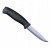 Нож Morakniv Companion Anthracite, нержавеющая сталь, прорезиненная рукоять с черными накладками