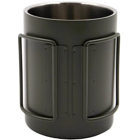 Термокружка со складными ручками и поилкой Tramp TRC-136.12, оливковая Термокружка со складными ручками и поилкой Tramp TRC-136.12, оливковая