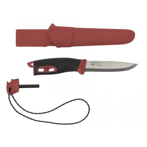 Нож Morakniv Spark Red, нержавеющая сталь, цвет красный