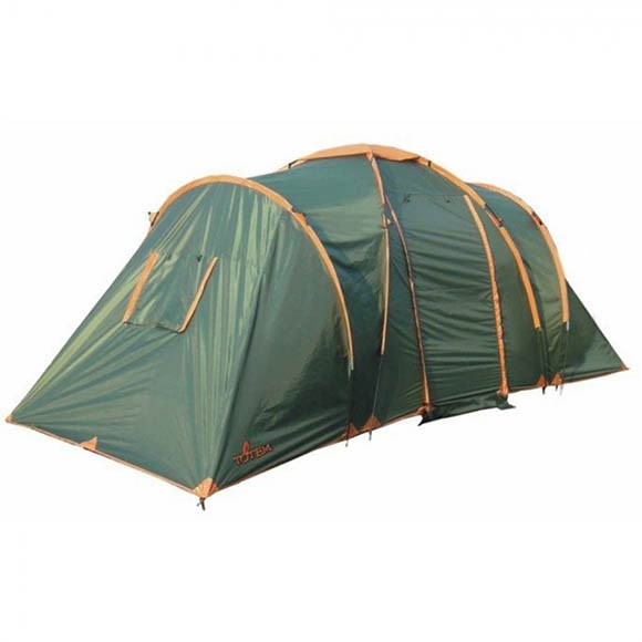 Палатка Totem Hurone 4 (V2), зеленая, TTT-025