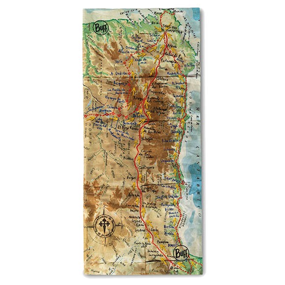 Бандана Buff CoolNet UV Camino Geo 120228.555.10.00