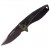 Нож туристический складной Ecos EX-SHS01G, двухкомпонентная рукоятка, черно-зеленый