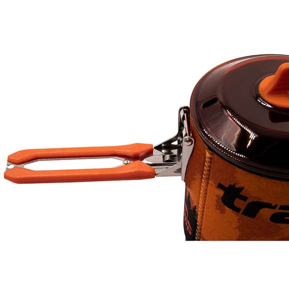 Система для приготовления пищи Tramp, 0.8л, оранжевая, TRG-049 Система для приготовления пищи Tramp, 0.8л, оранжевая, TRG-049