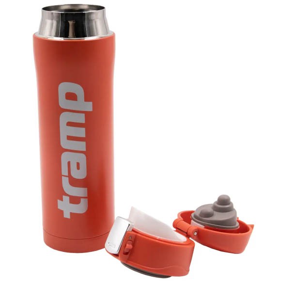Термос Tramp питьевой 0,45л, оранжевый, TRC-107