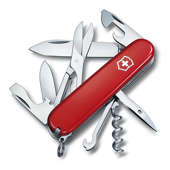 Нож Victorinox Climber, 91 мм, 14 функций, красный 1.3703