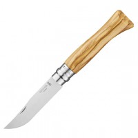 Нож Opinel №9, нержавеющая сталь, рукоять из оливкового дерева, в картонной коробке, 002426