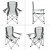 Кресло складное cтальное King Camp Arms Chair, 84x50x96, 3818