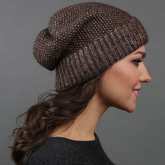 Шапка с отворотом Modo Sorry коричневая Шапка с отворотом Modo Sorry коричневая