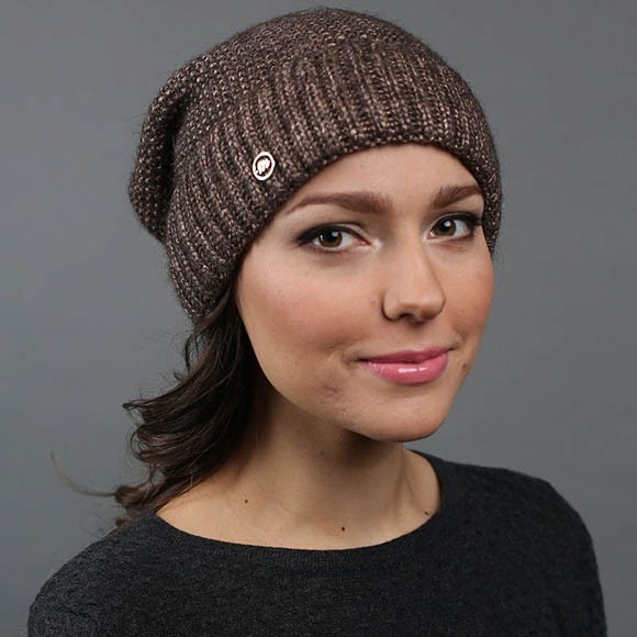 Шапка с отворотом Modo Sorry коричневая Шапка с отворотом Modo Sorry коричневая