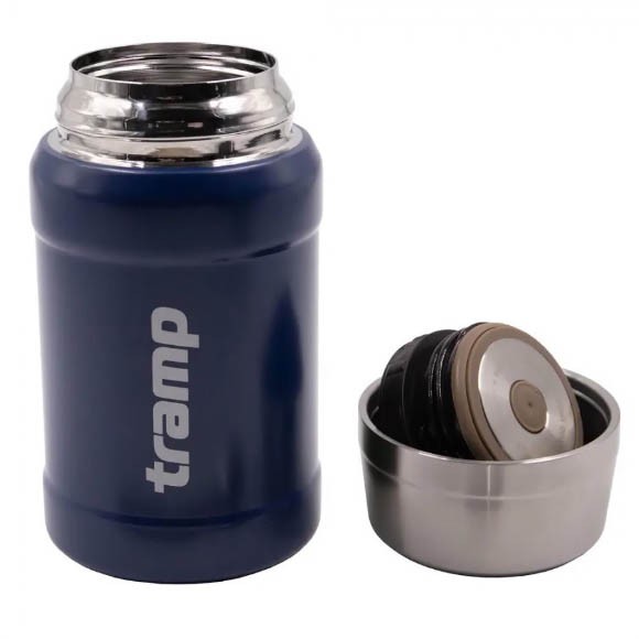 Термос Tramp с широким горлом 0,8 л с сумкой, синий, TRC-132 Термос Tramp с широким горлом 0,8 л с сумкой, синий, TRC-132
