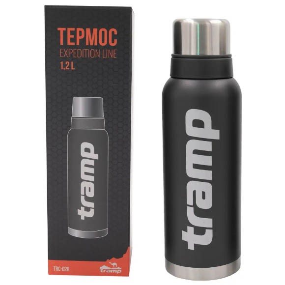 Термос Tramp Expedition Line 1,2 л, серый, TRC-028 Термос Tramp Expedition Line 1,2 л, серый, TRC-028
