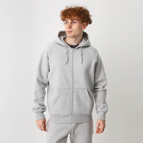 Толстовка Сплав HAZE на молнии, серая Толстовка Сплав HAZE на молнии, серая