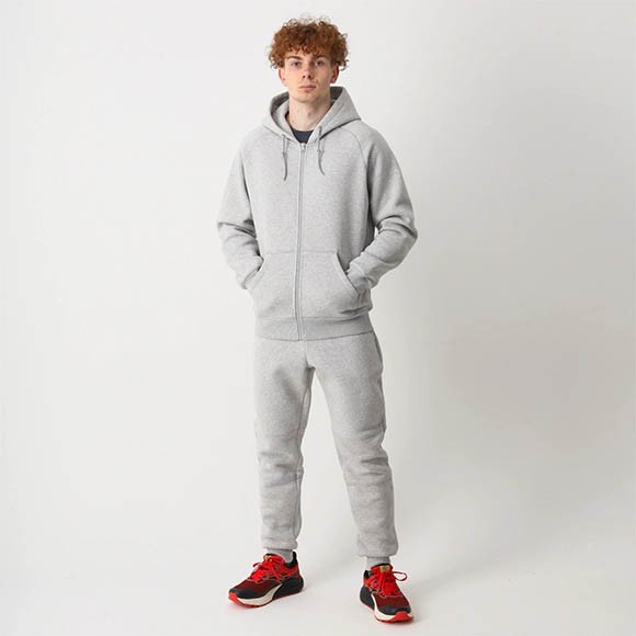 Толстовка Сплав HAZE на молнии, серая Толстовка Сплав HAZE на молнии, серая