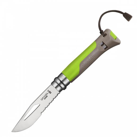 Нож Opinel №8 Outdoor Earth зелёный