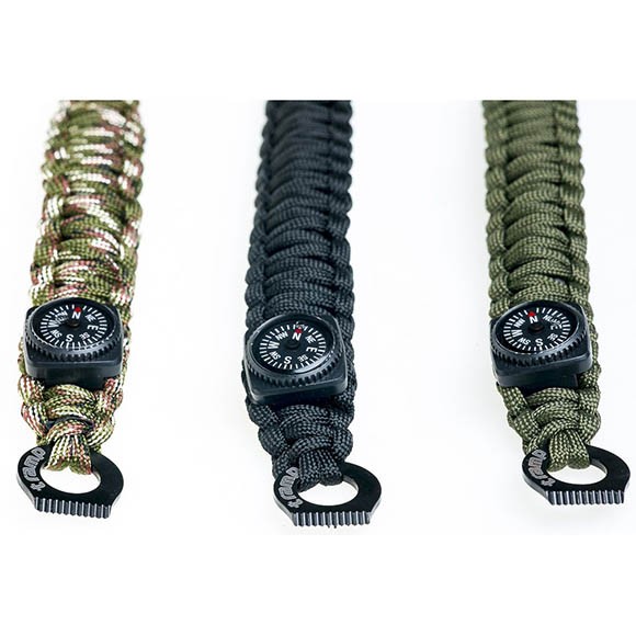 Браслет выживальщика Tramp, компас, огниво / 2 метра паракорда, TRA-237 Браслет выживальщика Tramp, компас, огниво / 2 метра паракорда, TRA-237
