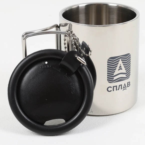 Термокружка с крышкой 320 Сплав